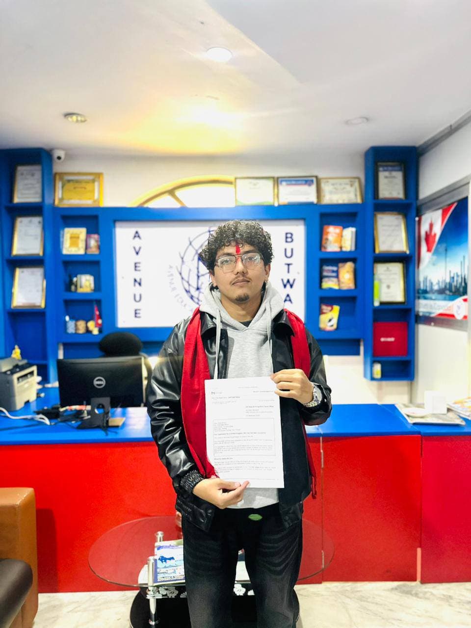 Mandip KC visa success