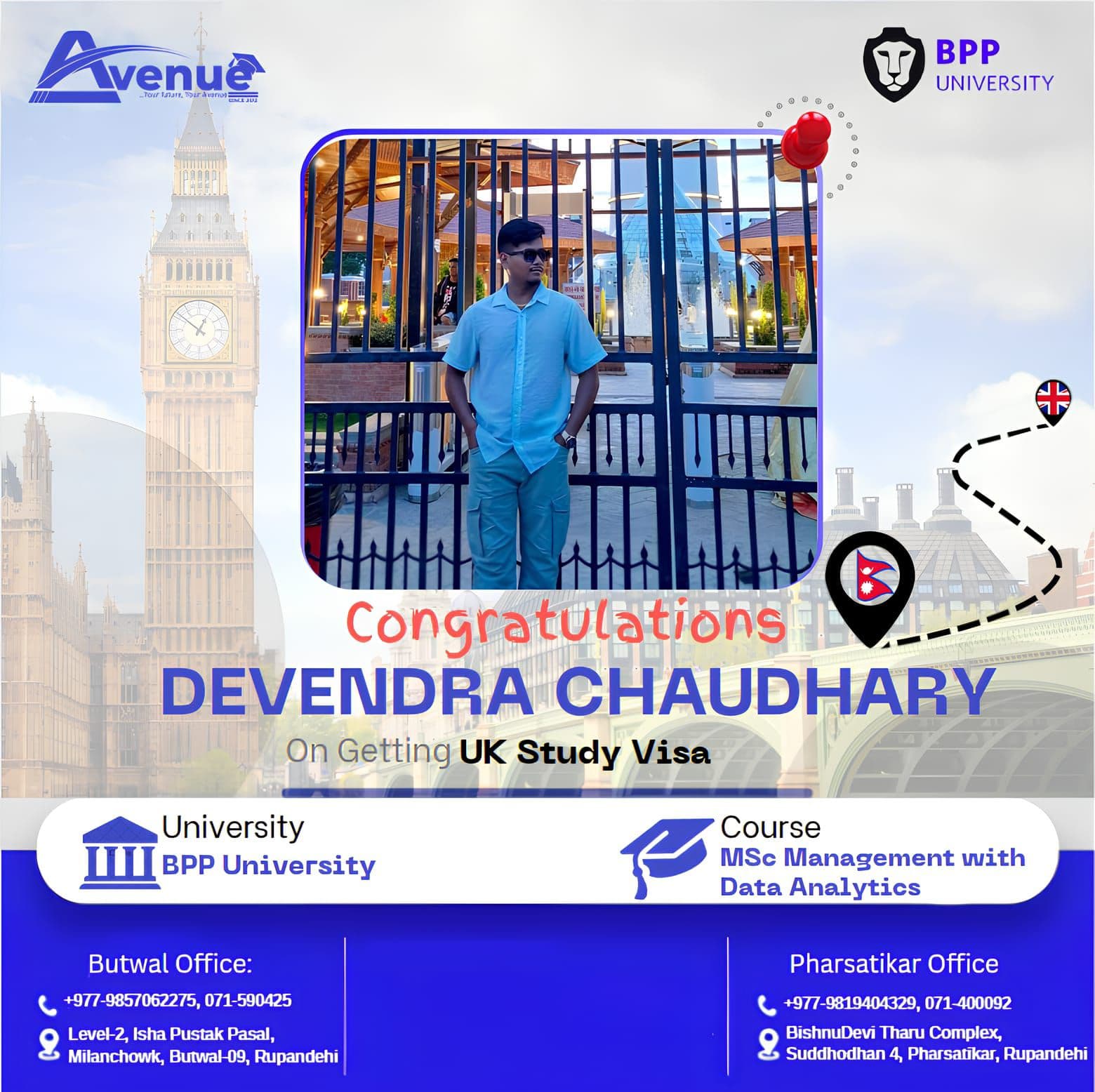 Devendra Chaudhary visa success