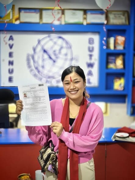 Bandana Shrestha visa success