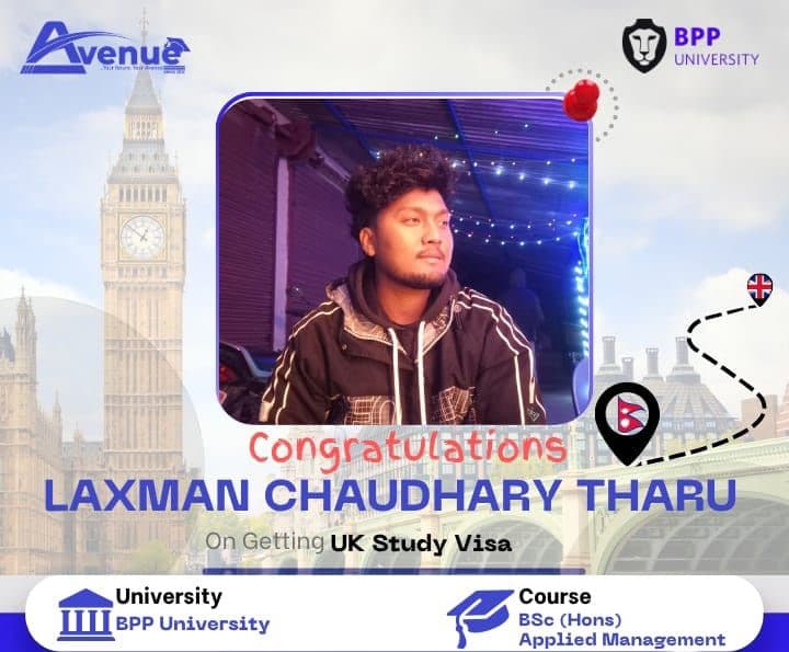 Laxman Chaudhary Tharu visa success