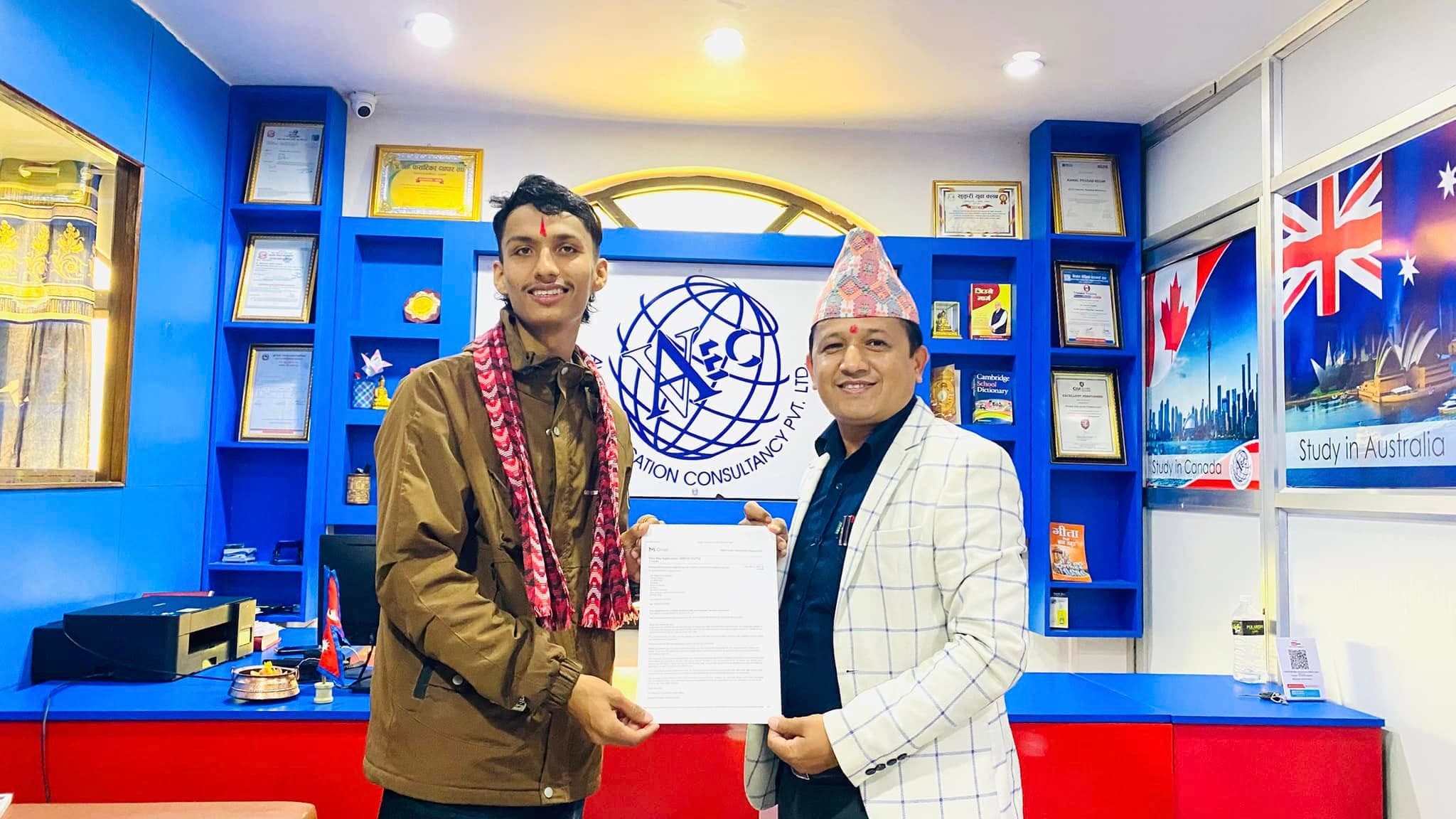 Bibash Khatri visa success