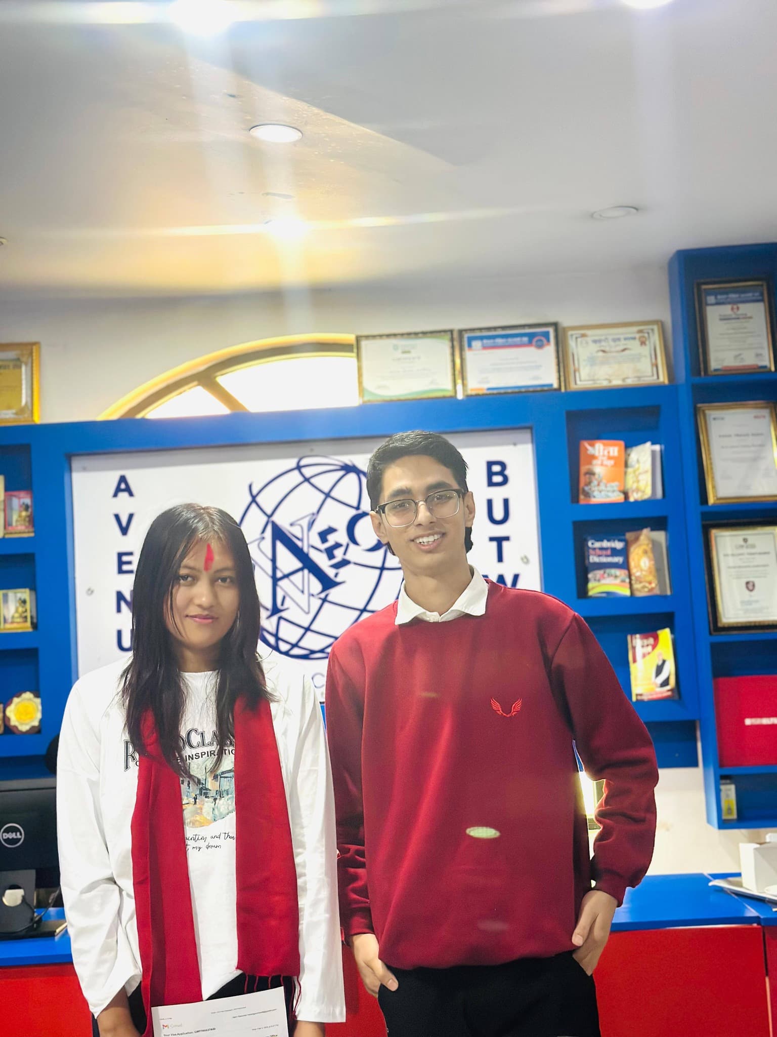 Ashmi Gauchan visa success